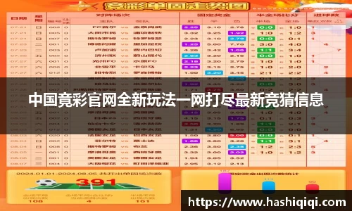 中国竟彩官网全新玩法一网打尽最新竞猜信息